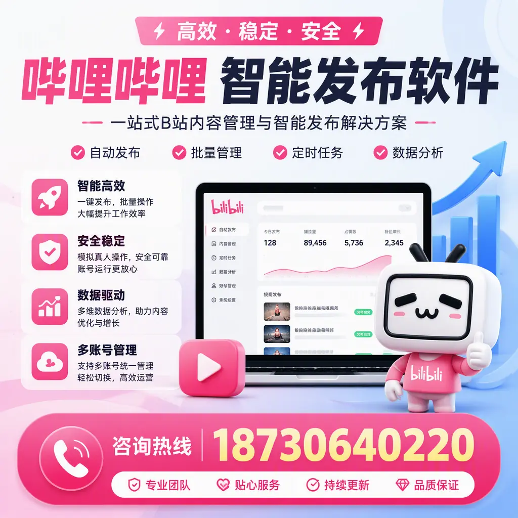 哔哩哔哩智能发布软件适用场景分析：在 泸州 的最佳实践